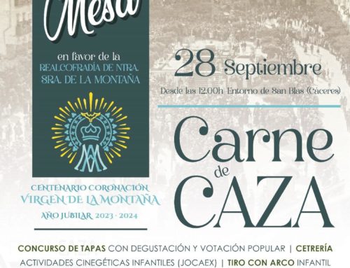 FEDEXCAZA organiza las Jornadas Gastronómicas ‘De la Montaña a la Mesa’ el 28 de septiembre en Cáceres